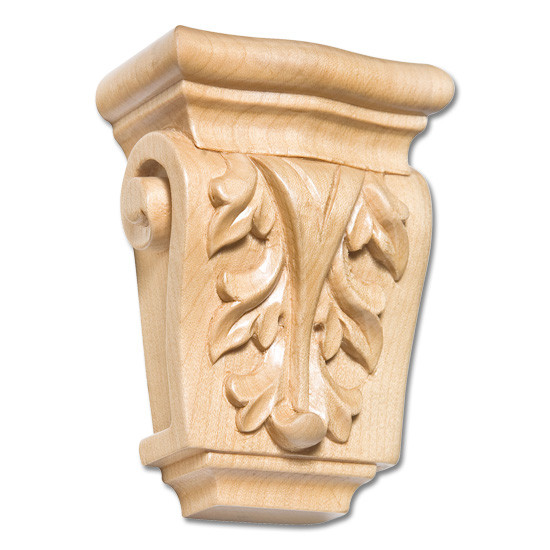 Petite Acanthus Cherry Corbel- 3 x 4 1/2"