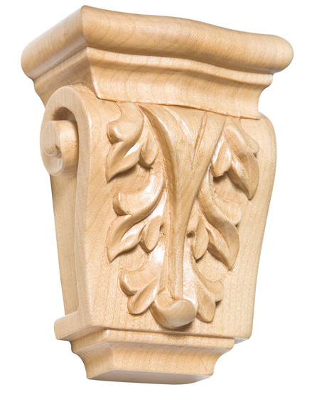 Petite Acanthus Lindenwood Corbel- 3 x 4 1/2"