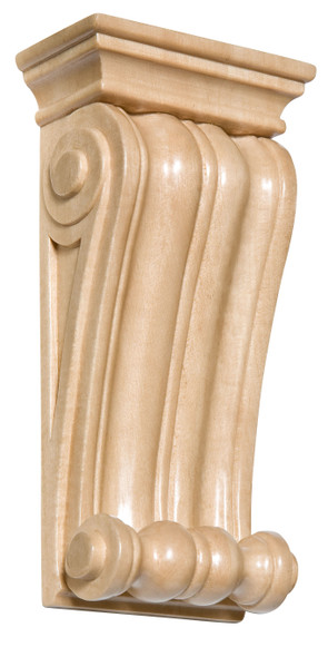 Maple Scrolled Corbel- 6"