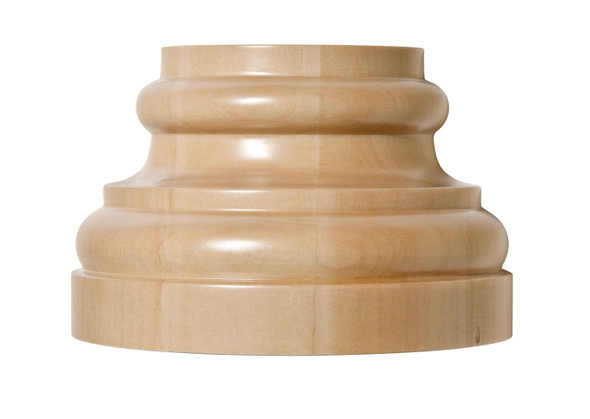 Traditional Maple Plinth Block- 3 1/2"