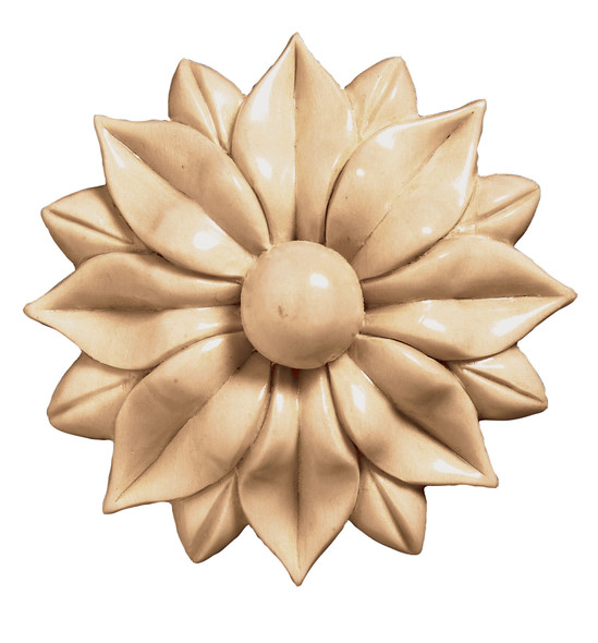 Maple Wood Flower Rosette