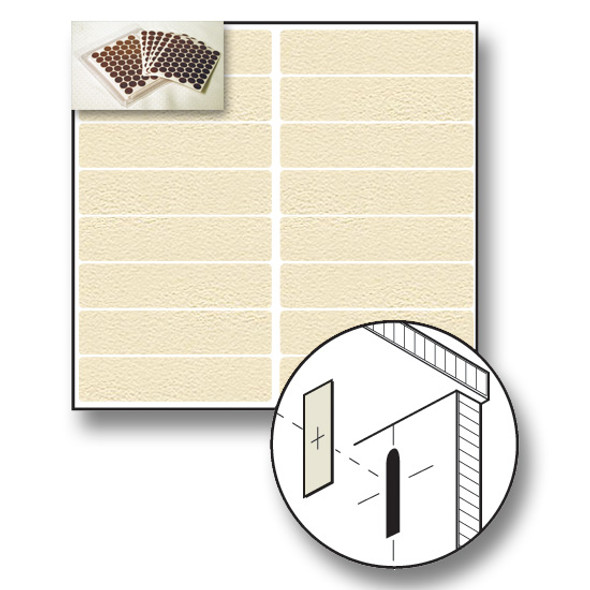 Fastcap Almond PVC  9/16" x 2-1/2 Fastcap Almond PVC  9/16" x 2-1/2