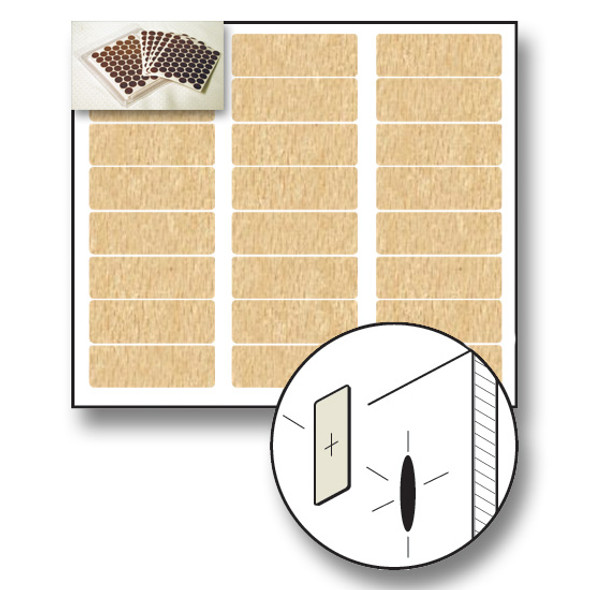 Fastcap Clear Maple PVC 1-5/8" x 9/16 Fastcap Clear Maple PVC 1-5/8" x 9/16