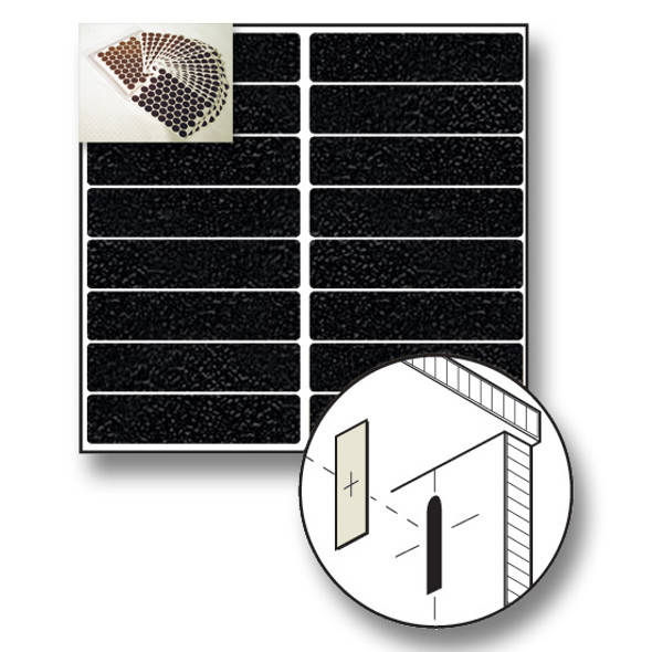 Fastcap Black PVC  9/16" x 2-1/2 Fastcap Black PVC  9/16" x 2-1/2