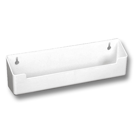 Plastic Sink Front Tray 3" H 30-3/8" W 2" White