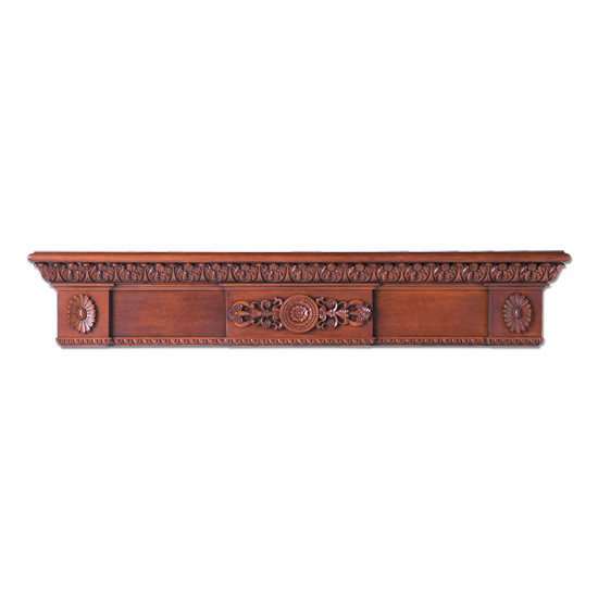 Wood Fireplace Mantel - 8 1/2 in. x 13 in. x 72 1/2 in.