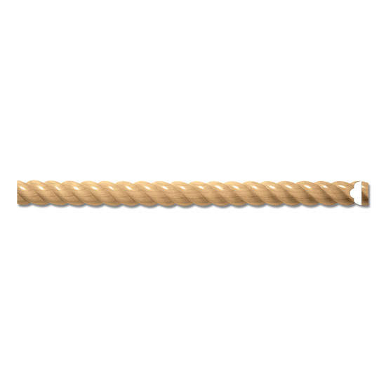 Maple Rope Moulding- 2 1/2 x 1 1/4