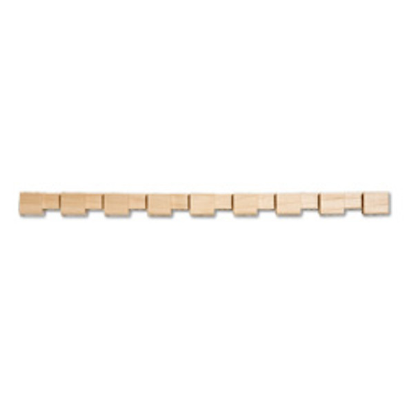 Cherry Dentil Moulding- 7/8 x 3/4" Cherry Dentil Moulding- 7/8 x 3/4"