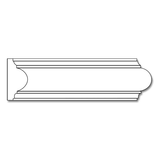 Resin Panel Moulding- 13/16 x 1 3/4