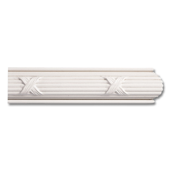 Resin Reeded Panel Moulding- 11/16 x 2