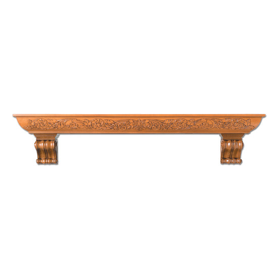 80 1/2 in. Scrolled Bolecti Rangehood Maple 1ea