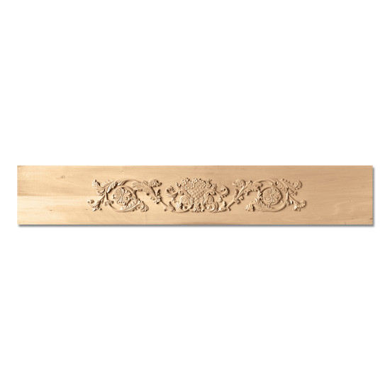 72 in. Rinceau Scrolls Rangehood Maple 1ea