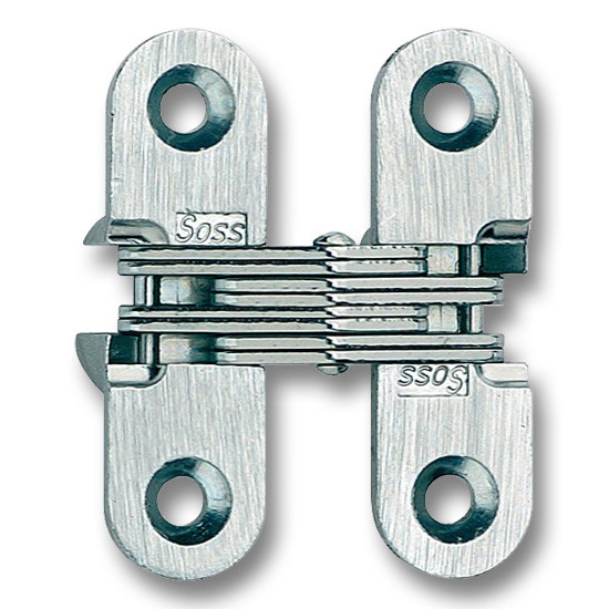 Hinge #203 1-3/4" x 1/2" Satin Stainless Steel