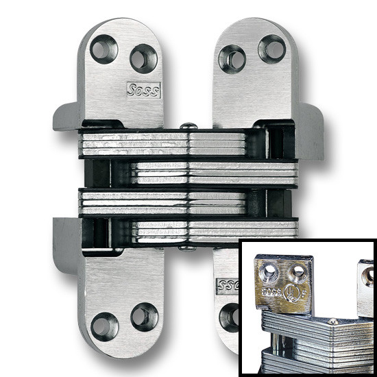 Hinge 218 1-3/4" Minimum Thickness Bright Nickel