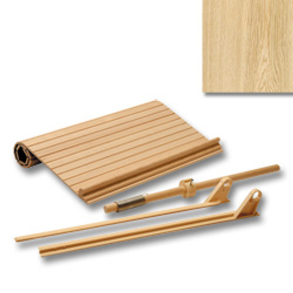 Tambour Door Kit Red Oak Veneer 24" Slat