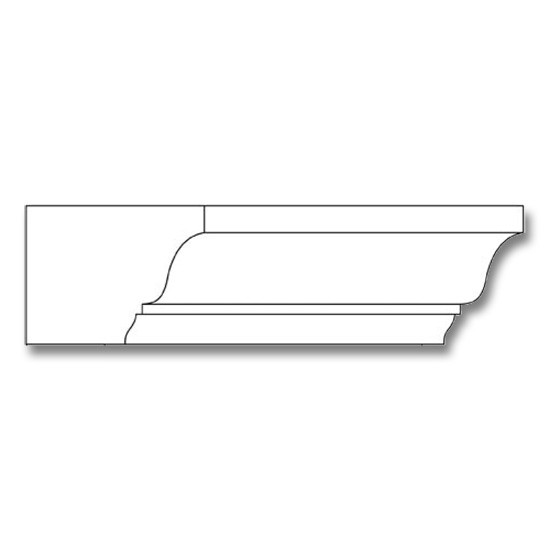 Resin Top Cap Moulding- 1 3/4 x 2 1/4