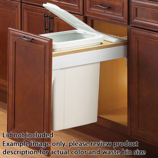 Soft-Close Top-Mount, Single 35qt, Platinum