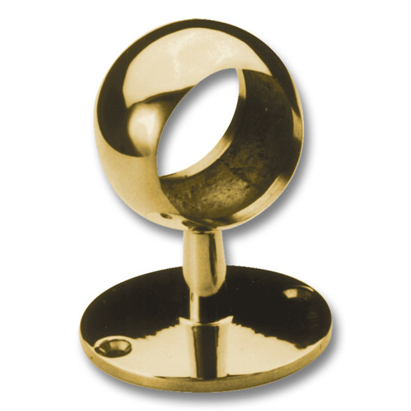 BALL CENTER POST, 1.5" Polished Brass BALL CENTER POST, 1.5" Polished Brass
