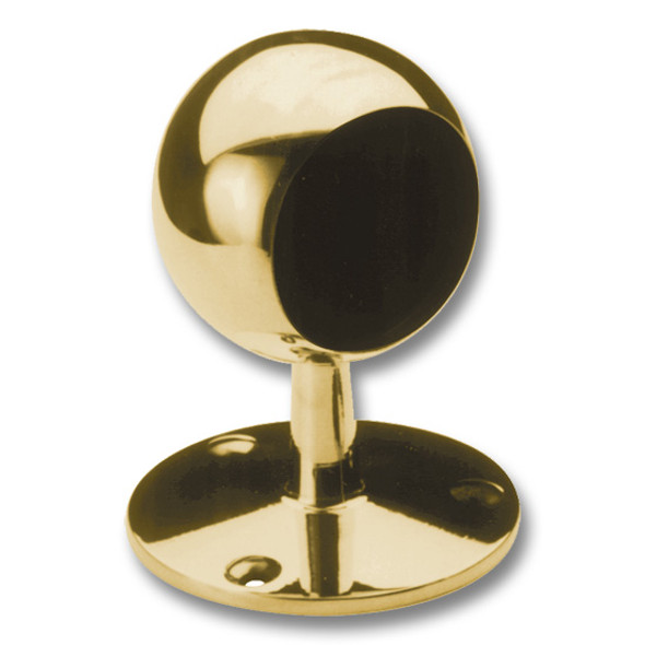 BALL END POST, 1.5" Polished Brass BALL END POST, 1.5" Polished Brass