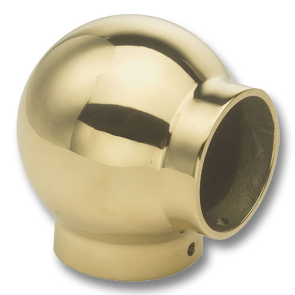 BALL ELBOW, 2" Polished Brass BALL ELBOW, 2" Polished Brass