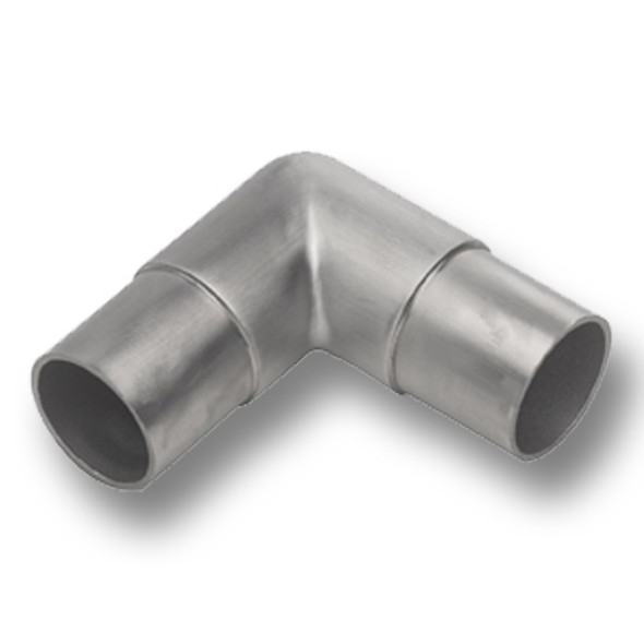 FLUSH ELBOW, 1.5" Satin Stainless Steel FLUSH ELBOW, 1.5" Satin Stainless Steel
