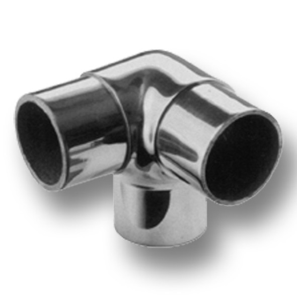 FLUSH ELBOW, SIDE OUTLET, 1.5" Satin Stainless Steel FLUSH ELBOW, SIDE OUTLET, 1.5" Satin Stainless Steel