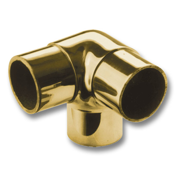 FLUSH ELBOW, SIDE OUTLET, 2" Polished Brass FLUSH ELBOW, SIDE OUTLET, 2" Polished Brass