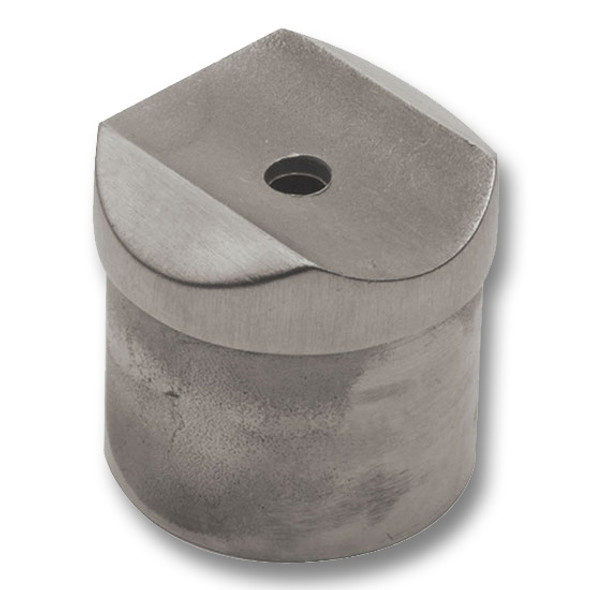 PERPENDICULAR COLLAR, 2" Satin Stainless Steel PERPENDICULAR COLLAR, 2" Satin Stainless Steel