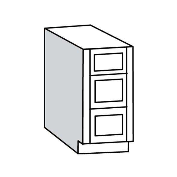Vanity Drawer Base 15 W X 34-1/2 H X 21 D - Dover Series Vanity Drawer Base 15 W X 34-1/2 H X 21 D - Dover Series