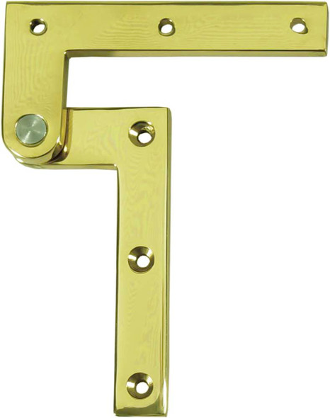 3 7/8'' x 5/8'' x 1/4'' Hinge, Polished Brass