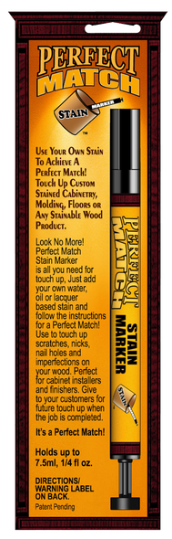 Perfect Match Stain Marker - Single - Holds 7.5ml, 1/4 fl oz.