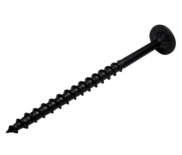 Screws Power Head #10 x 3" #2 Square Black 150/Box Screws Power Head #10 x 3" #2 Square Black 150/Box