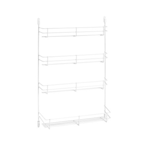 Rev-a-Shelf 14" Door Mount Spice Rack, White Wire Rev-a-Shelf 14" Door Mount Spice Rack, White Wire