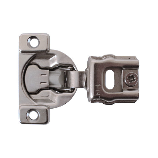 Soft-Close One-Piece Hinge, 105 degree 1-1/4" Overlay, Screw On