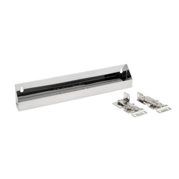 Rev-A-Shelf 16" Slim Line Stainless Steel Tip-Out Tray w/Hinges Rev-A-Shelf 16" Slim Line Stainless Steel Tip-Out Tray w/Hinges