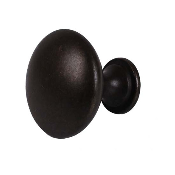 Knob 1-1/4"dia. Dark Brown