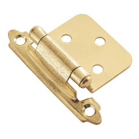 Hinge Steel Self Closing Flush Polished Brass