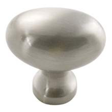 Knob L:1-1/4"W:3/4"P:1-1/4"B:9/16 Chrome Finish