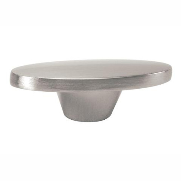 1-5/8"" X 15/16"" Luna Cabinet Knob, Oval Satin Nickel 1-5/8"" X 15/16"" Luna Cabinet Knob, Oval Satin Nickel