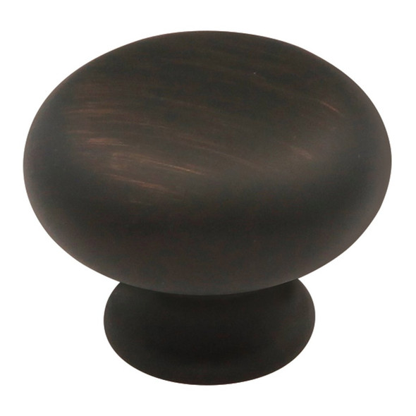 1-1/8" Cottage Cabinet Knob, Vintage Bronze