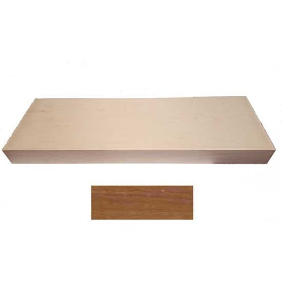 Floating Shelf, 30"L x 10"D x 2.5"T, Unfinished Cherry