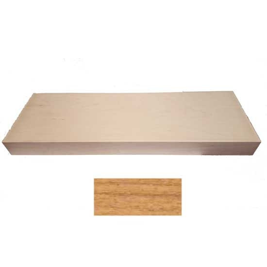 Floating Shelf, 30"L x 10"D x 2.5"T, Unfinished Alder