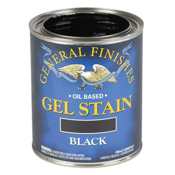 Black Oil-Based Gel Stain, Quart