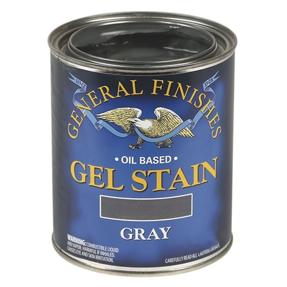 Gel Stain, Oil Based, Gray, Gallon Gel Stain, Oil Based, Gray, Gallon
