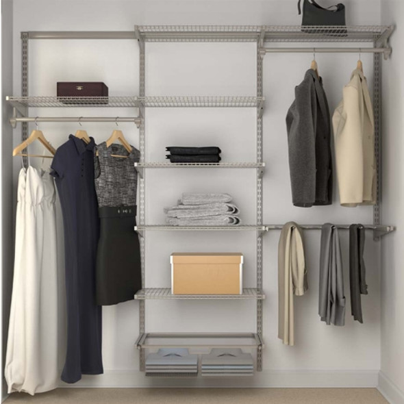 Closet Culture Heavy-Duty Modular Closet System, 6-Ft. Wide Kit