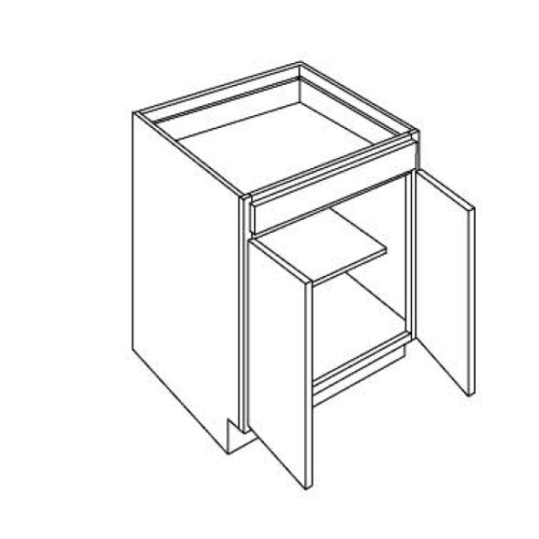 Base 27 W X 34-1/2 H X 24 D - Quest Metro Frost Series by Fabuwood