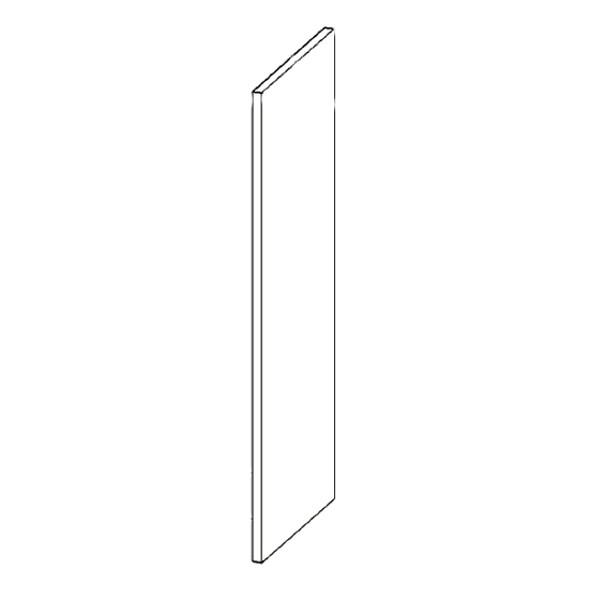Well End Panel 18 H X 12-7/8 D X 3/4 TH - Standard  Series by Open Air Cabinets