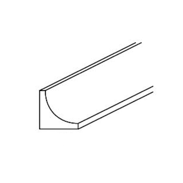 Inside Corning Mouldings 3/4 W X 3/4 H X 96 L - Fusion Dove Series by Fabuwood