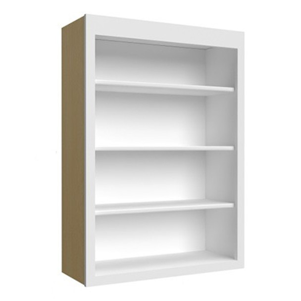 Wall Open Shelf 30 W X 42 H X 12 D - Luna Timber by Fabuwood