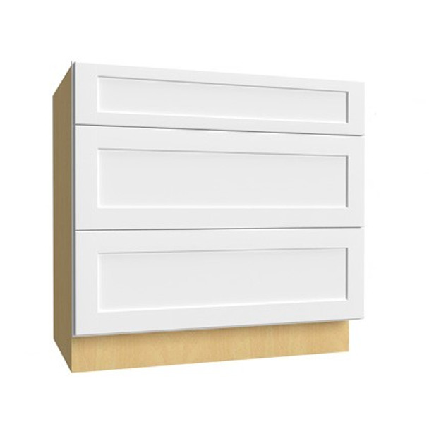 Base 3 Drawer 27 W X 34-1/2 H X 24 D - Luna Timber by Fabuwood